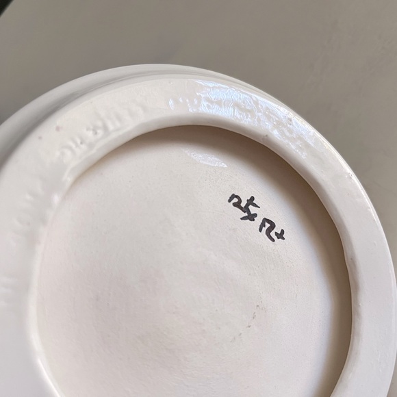 Vintage white ceramic candle stick gold trimmed 1776 America USA July 4 - Picture 6 of 6